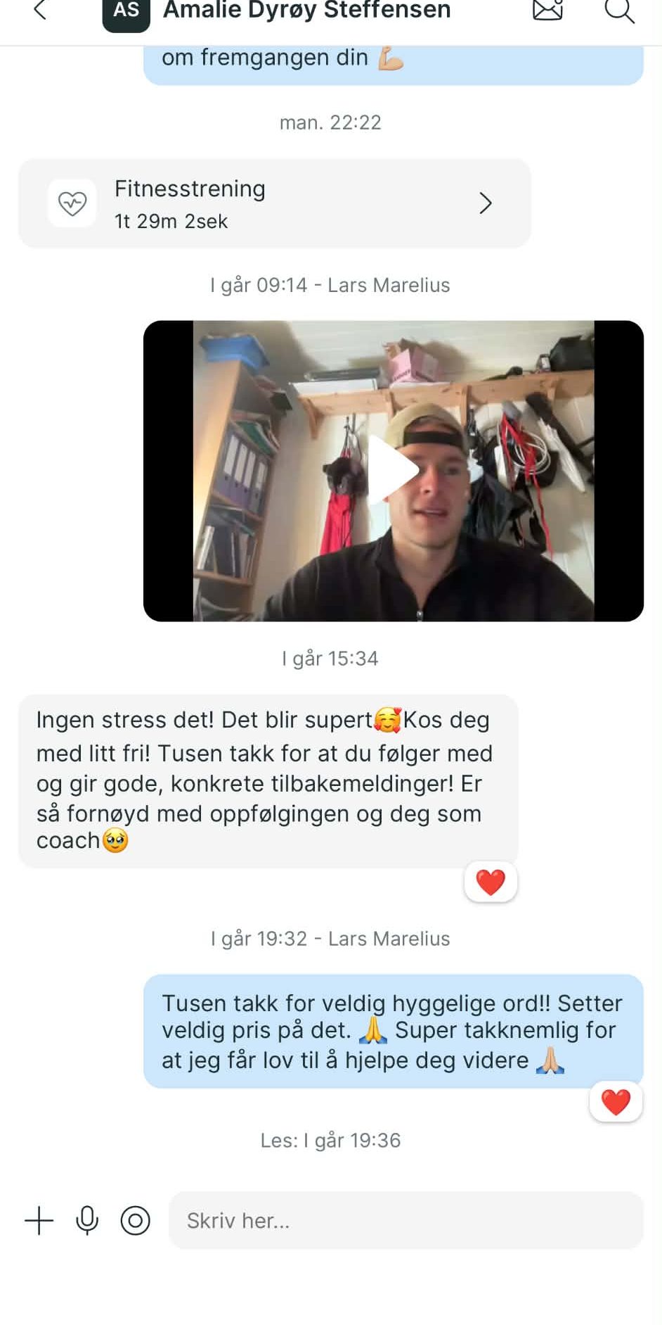 Oppfølging